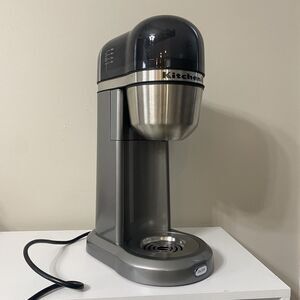 Kitchenaid Personal Coffee Maker Silver Stainless Steel Works No Mug
